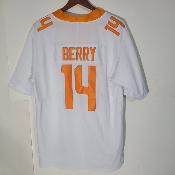 Nike Team Tennessee Vols Eric Berry #14 White Embroidered Large Jersey EUC - Picture 2 of 5